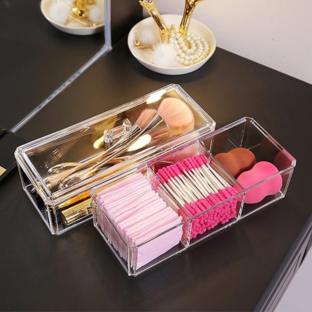 小姐姐沉浸式收纳化妆品,韩国小姐姐化妆品