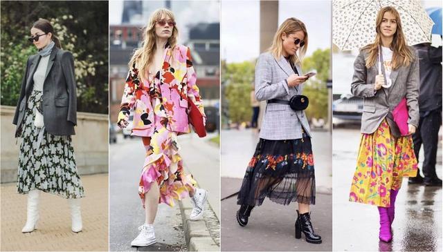 西装配裙子适合哪种发型,中长西装配什么裙子好看