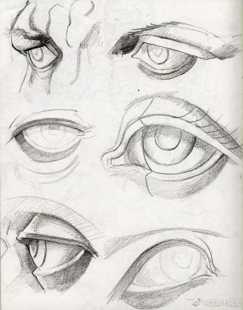 简笔画古风眼睛100种画法,古风眼睛100种画法简单