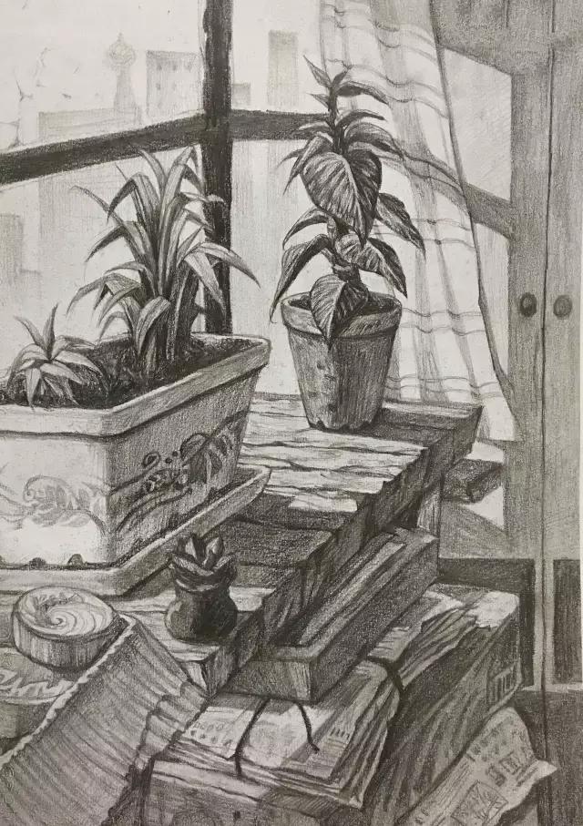 清华美院素描高分卷怎么画,清华美院高考素描