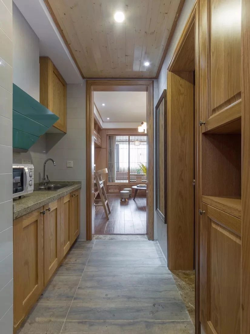 整木定制造型垭口,简约原木垭口定做