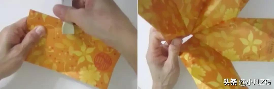 用红包做剪纸窗花灯笼,元旦灯笼红包手工