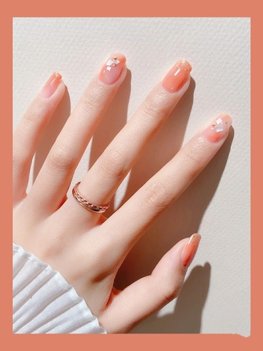 超好看的美甲爆闪仙气,超好看时尚的美甲