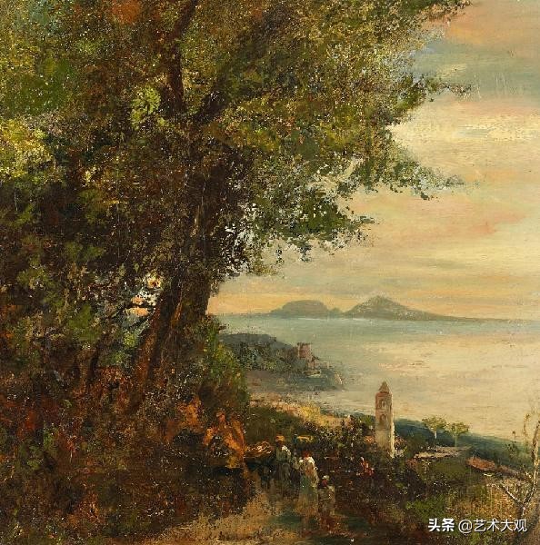 芬兰大师古典风景油画作品欣赏,顶级的欧洲午后阳光风景油画