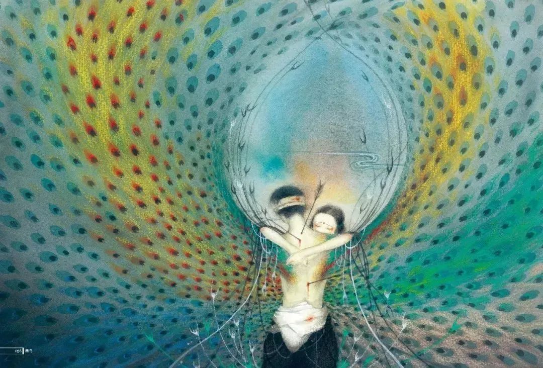 大鱼海棠唯美漫画插画设计,马克笔插画大鱼海棠