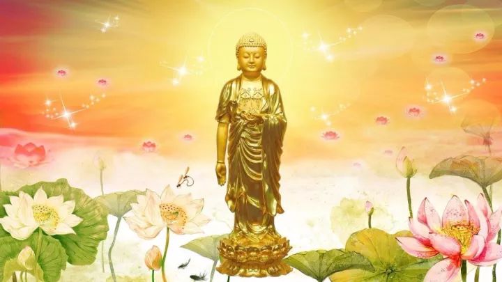 南无阿弥陀佛画像大全,阿弥陀佛精美放光图像集