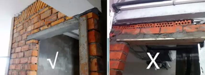 自建房承重梁下砌墙怎么做不裂缝,入住后墙体空鼓了怎么办