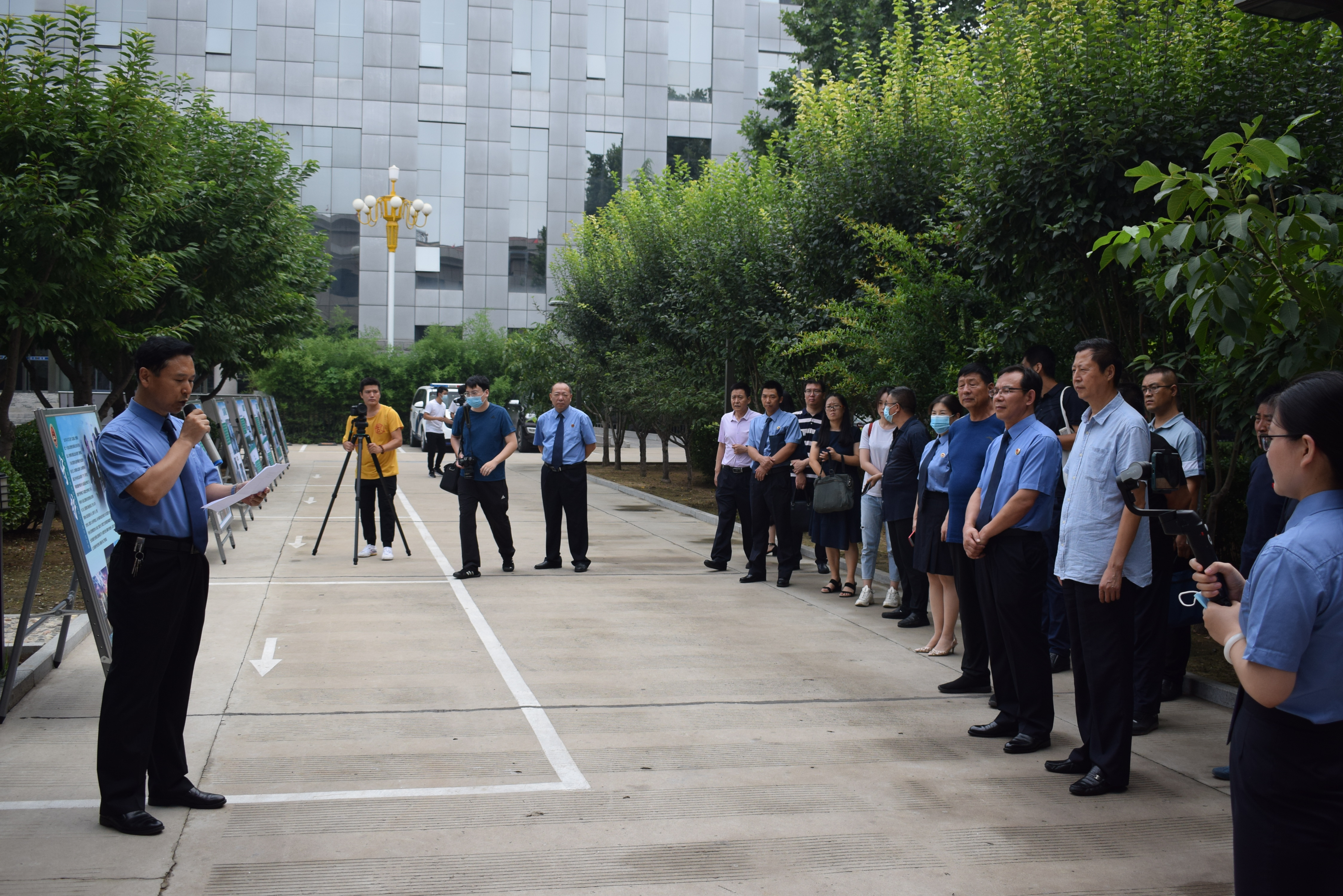 新乐市检察院举行检察公益诉讼、守护美好生活主题开放日活动