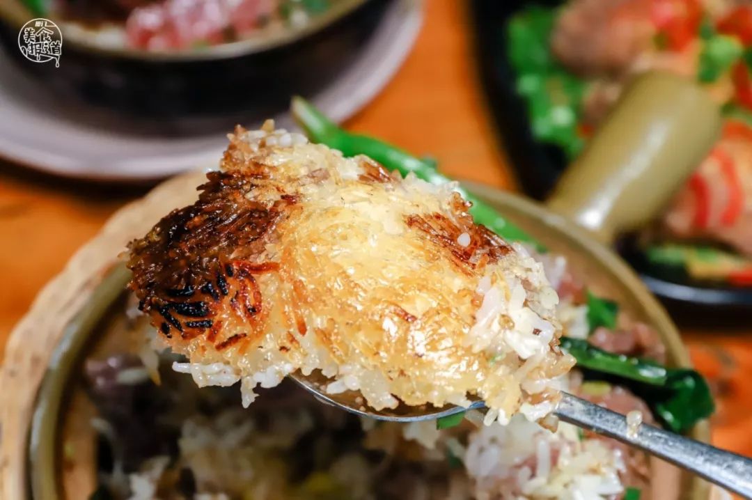 明发商业广场锅巴香煲仔饭,明发商业广场煲仔饭