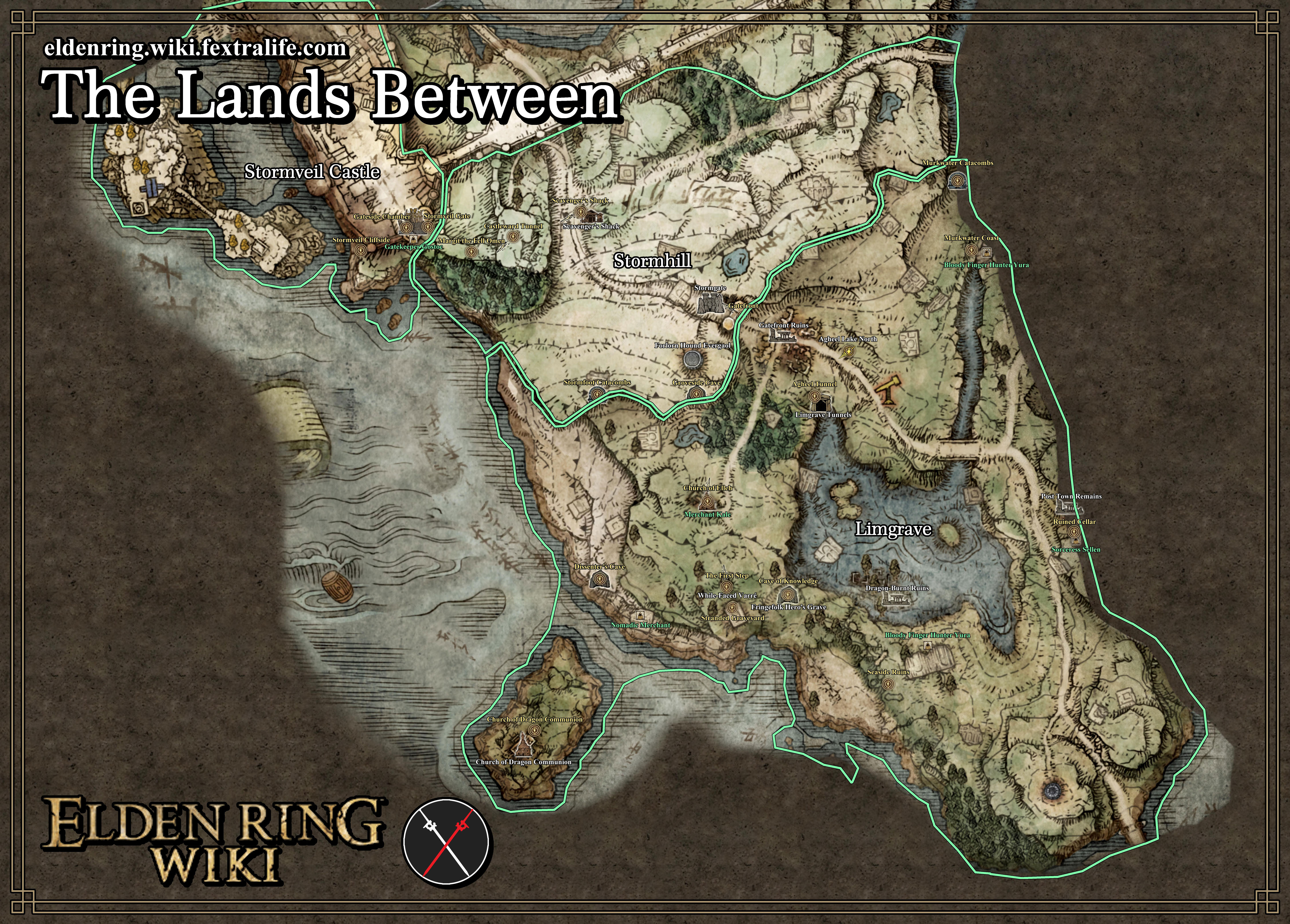 艾尔登法环地图boss全览,艾尔登法环老头环怎么用