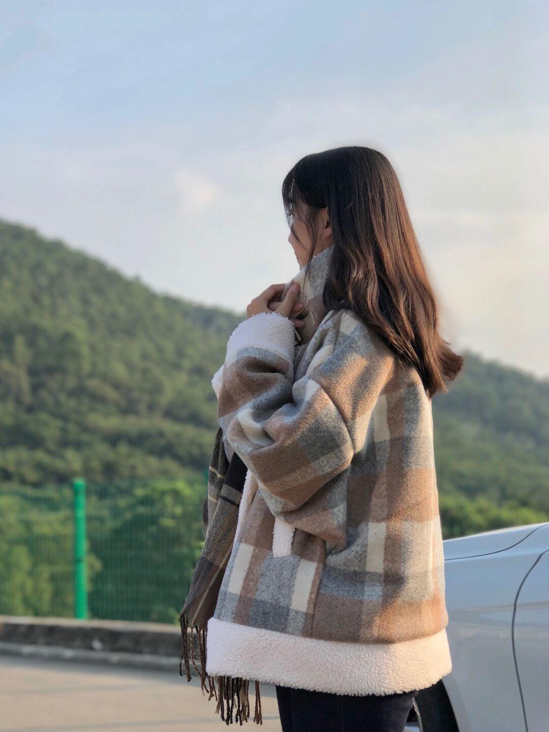 冬季简约毛呢外套穿搭,毛呢外套穿搭中短高端大气上档次