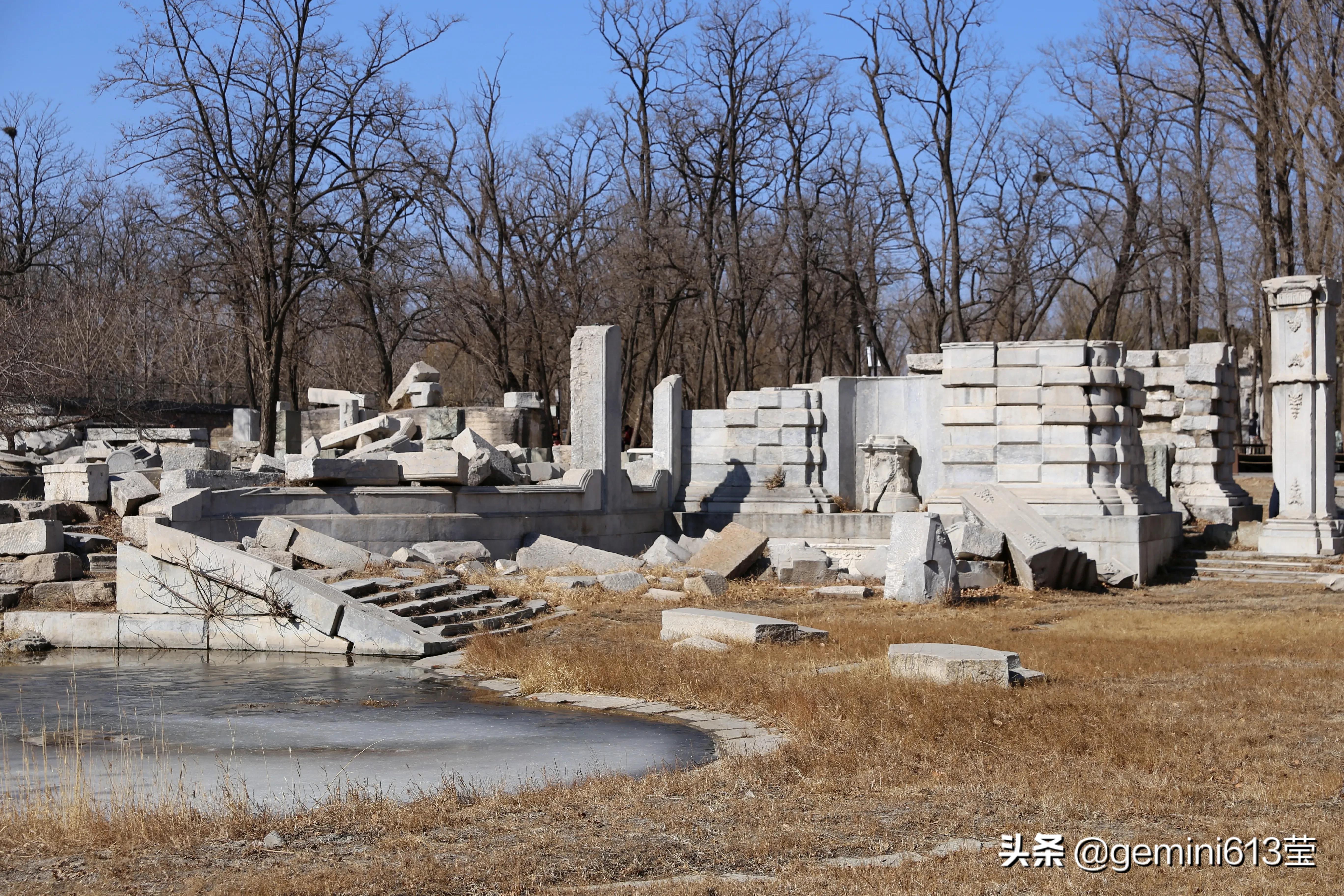荒废的圆明园,昔日圆明园的辉煌之处