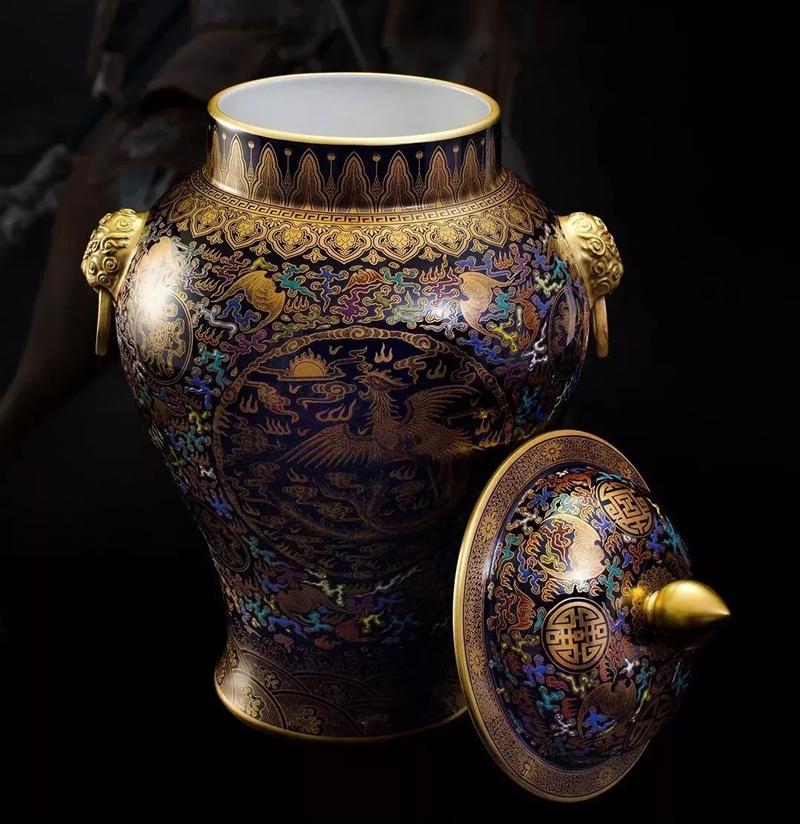 龙凤珐琅陀飞轮,黄金珐琅佛牌