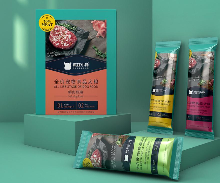 宠物狗粮疯狂的小狗,宠物食品疯狂小狗