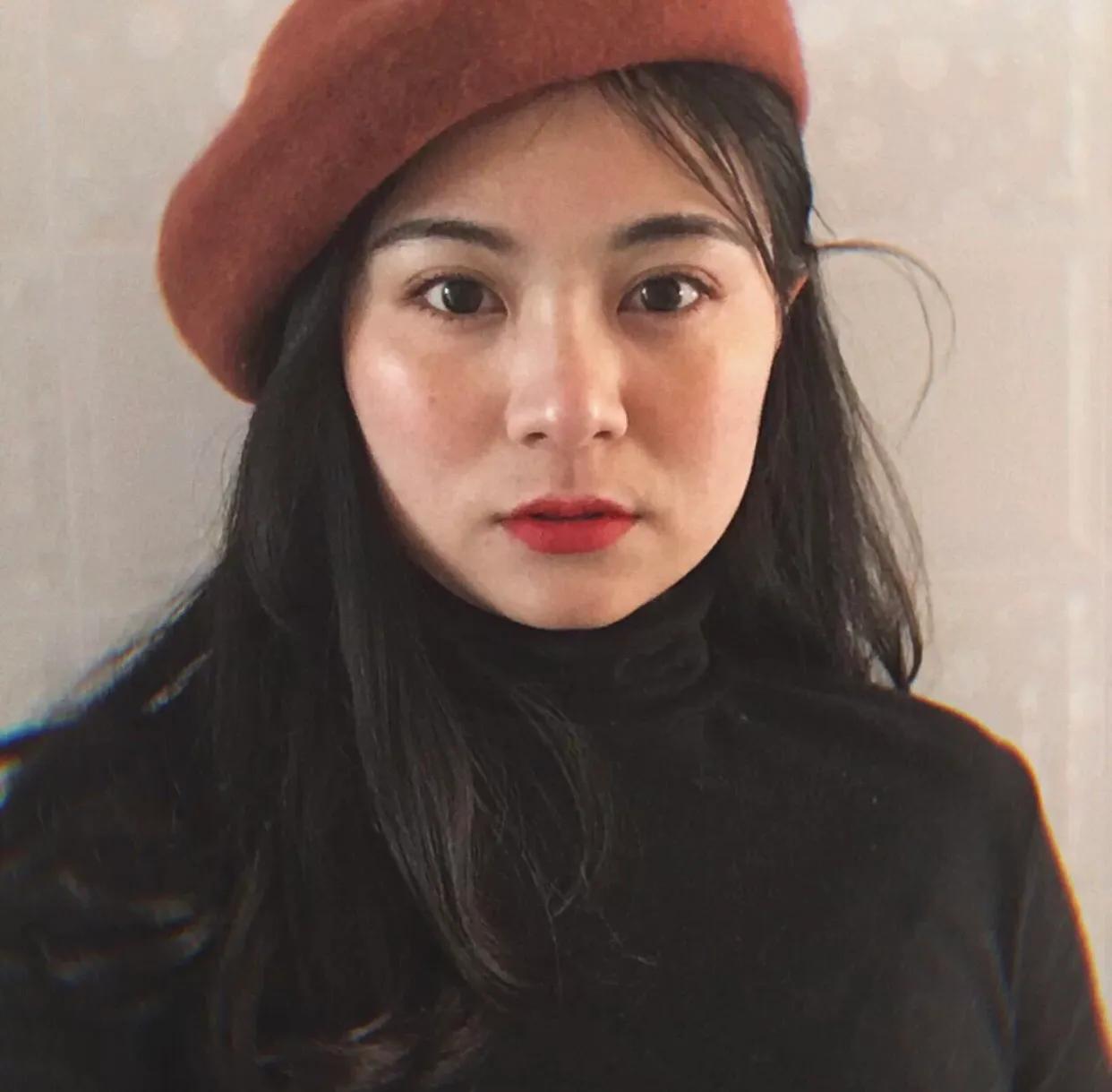 石原里美同款藏青色贝雷帽,石原里美樱桃红贝雷帽穿搭