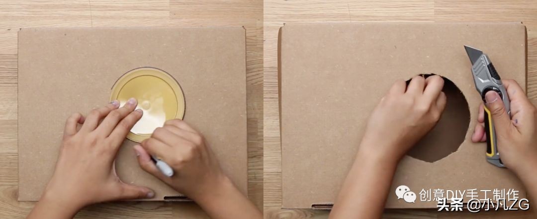 快递盒鞋盒旧物改造,快递盒改造鞋盒