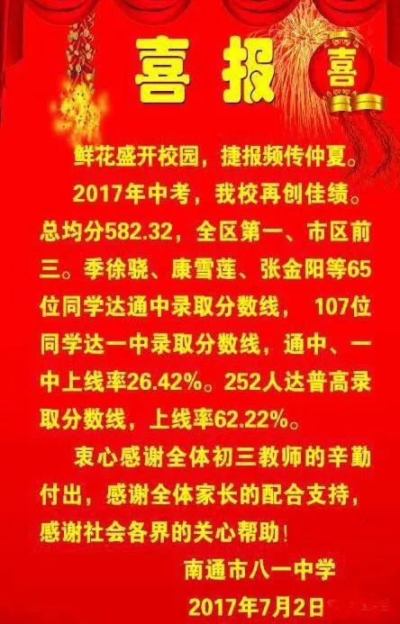 八一中学怎样,八一中学中考录取率