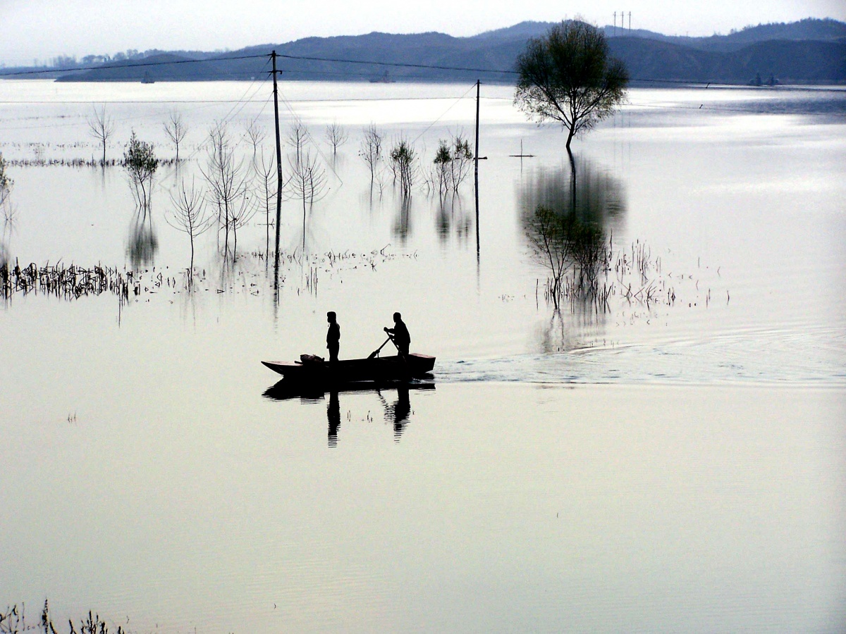 淹没的耿集古镇，邱公城若隐若现｜南桥琴