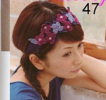 发饰钩编,头绳发夹钩编教程