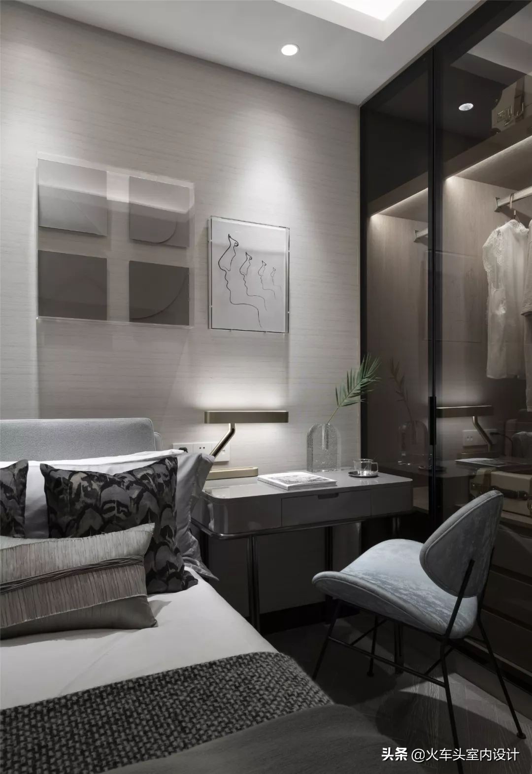 意式顶级轻奢风样板房,意式轻奢样板间