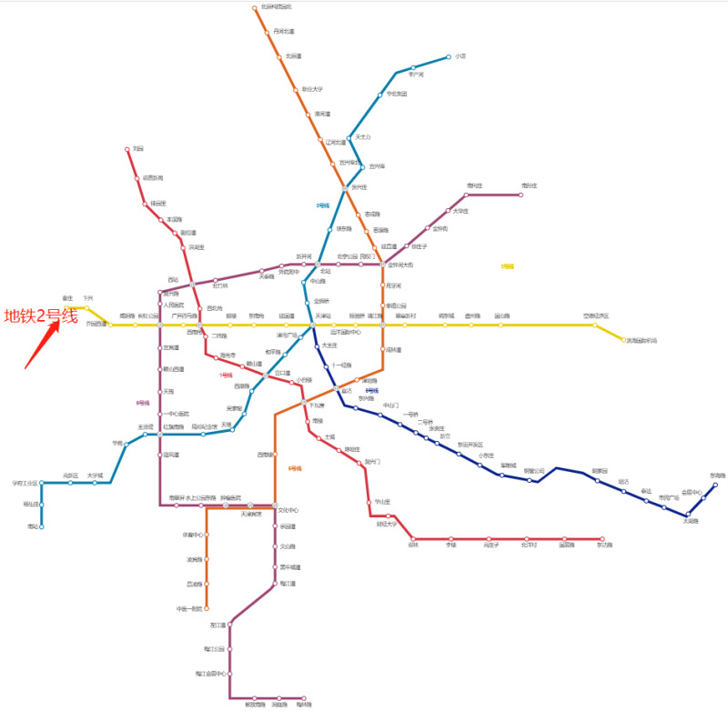 地铁2号线附近的楼盘,2号线沿线优质楼盘