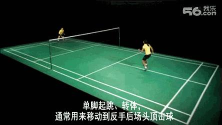 羽毛球步法基本功视频,羽毛球正手后场到前场步法