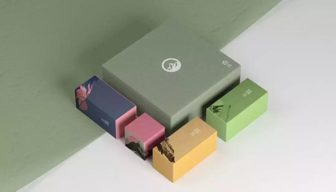 最时尚茶叶包装设计案例,茶叶包装插画基础设计