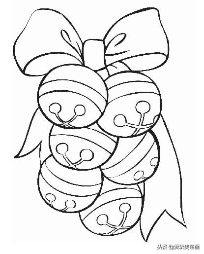 圣诞节简笔画大全图片步骤,彩色圣诞节简笔画图片大全