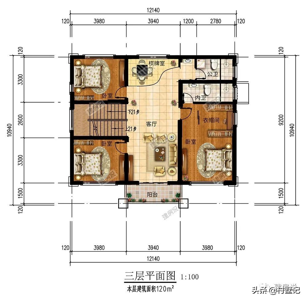 最适合农村三层平顶别墅,10套适合农村自建小别墅