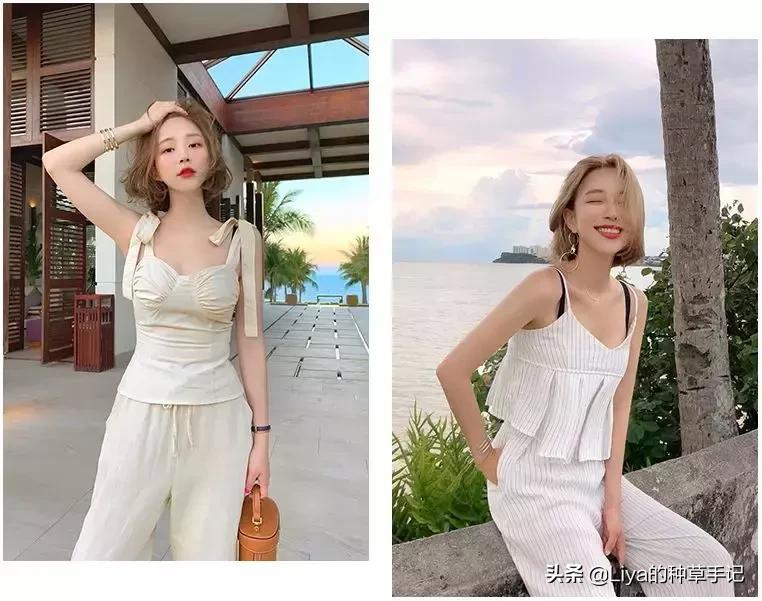 2019小白裤这样穿时髦优雅又简单,2019流行的小黑裤