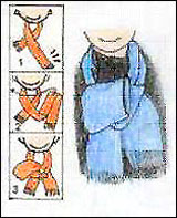 生活小妙招—围巾的花式系法