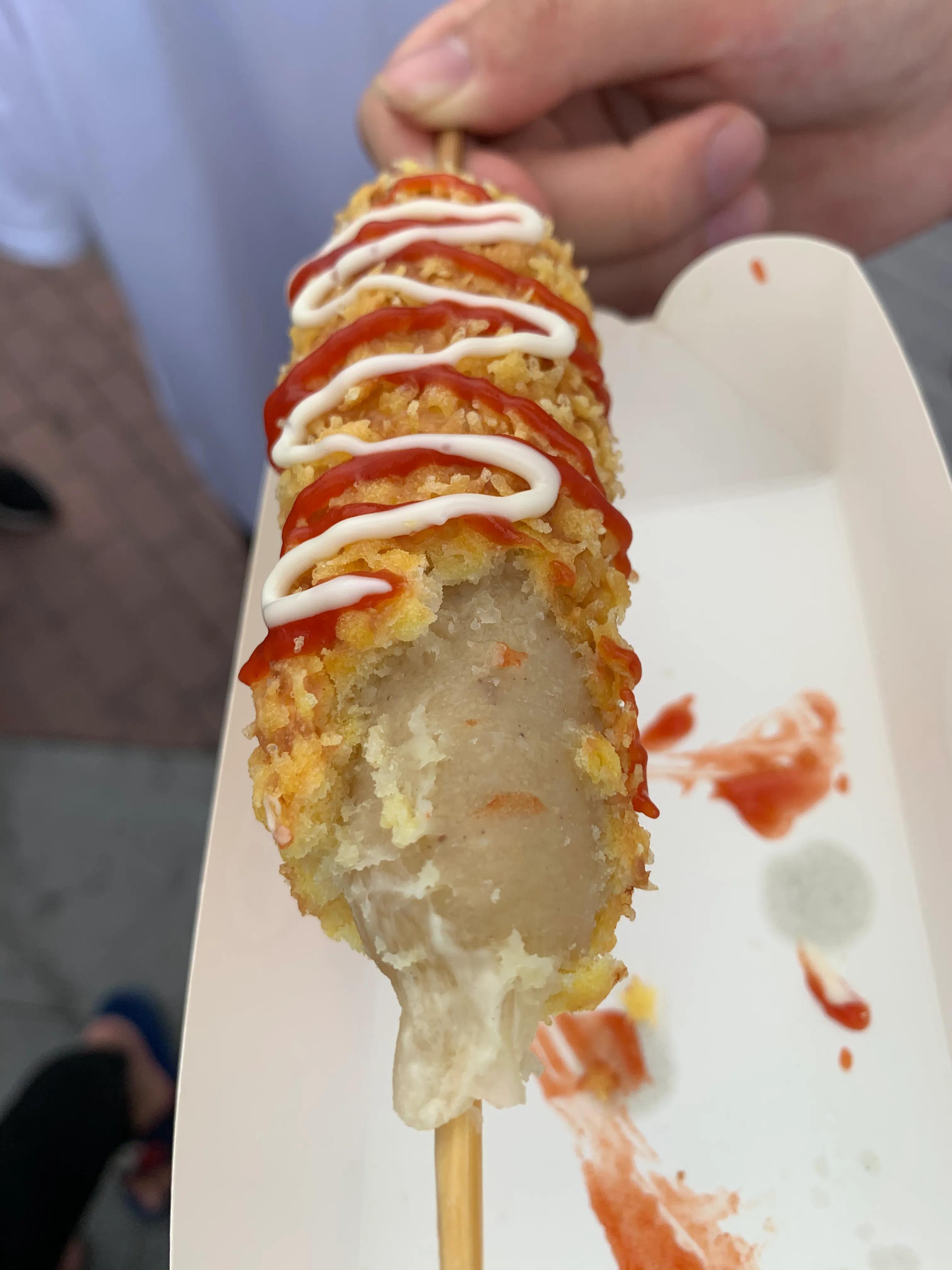 韩国的芝士热狗真的好吃吗,韩国正宗热狗