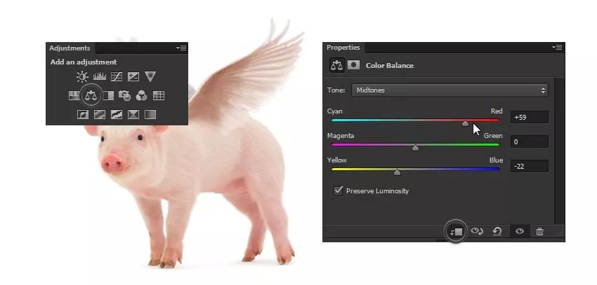 ps小猪怎么做,ps怎么合成驴子