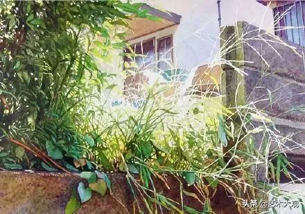 日本淡彩水彩画,日本富士山水彩画欣赏