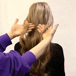 发量少穿大衣怎么扎头发,冬天衣服厚头发怎么扎温柔简单