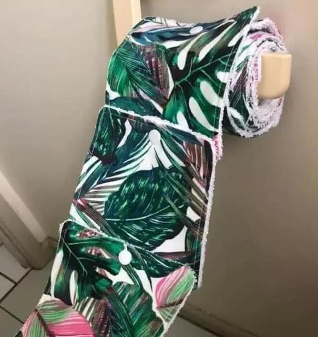 英国女子自制可循环使用厕纸,澳大利亚女子发明可重复使用厕纸