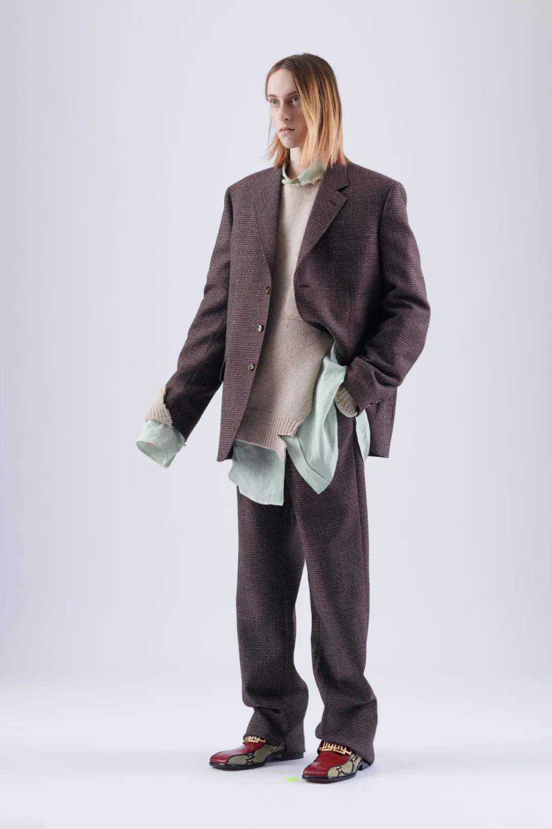 marni菱格包搭配,marni九宫格针织包