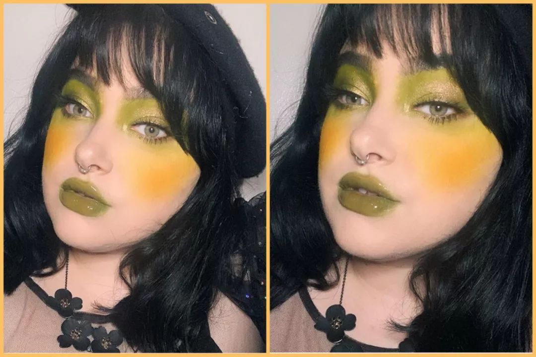 黑黄皮牛油果绿试色,清透显白裸色