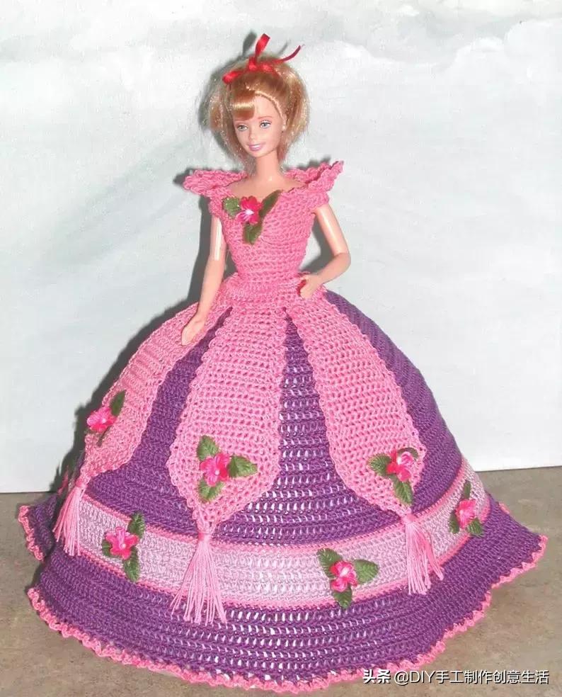 娃娃的衣服怎么钩简单,钩最简单的娃娃衣服教程