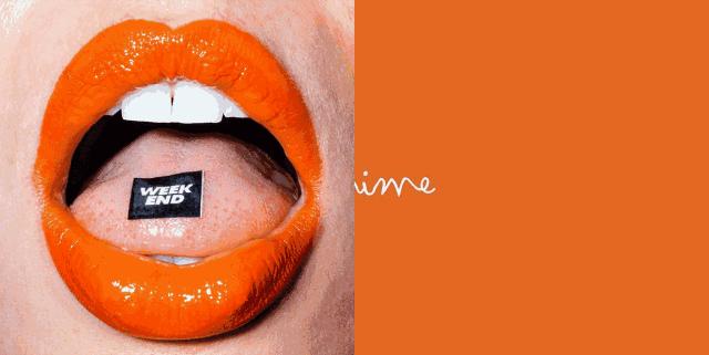 橘色系口红美妆,美妆达人和你分享口红试色