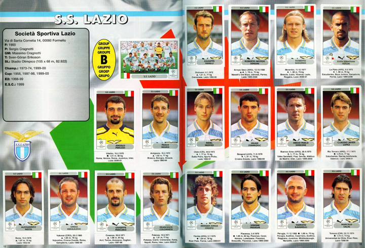 经典拉齐奥,拉齐奥最辉煌的巨星