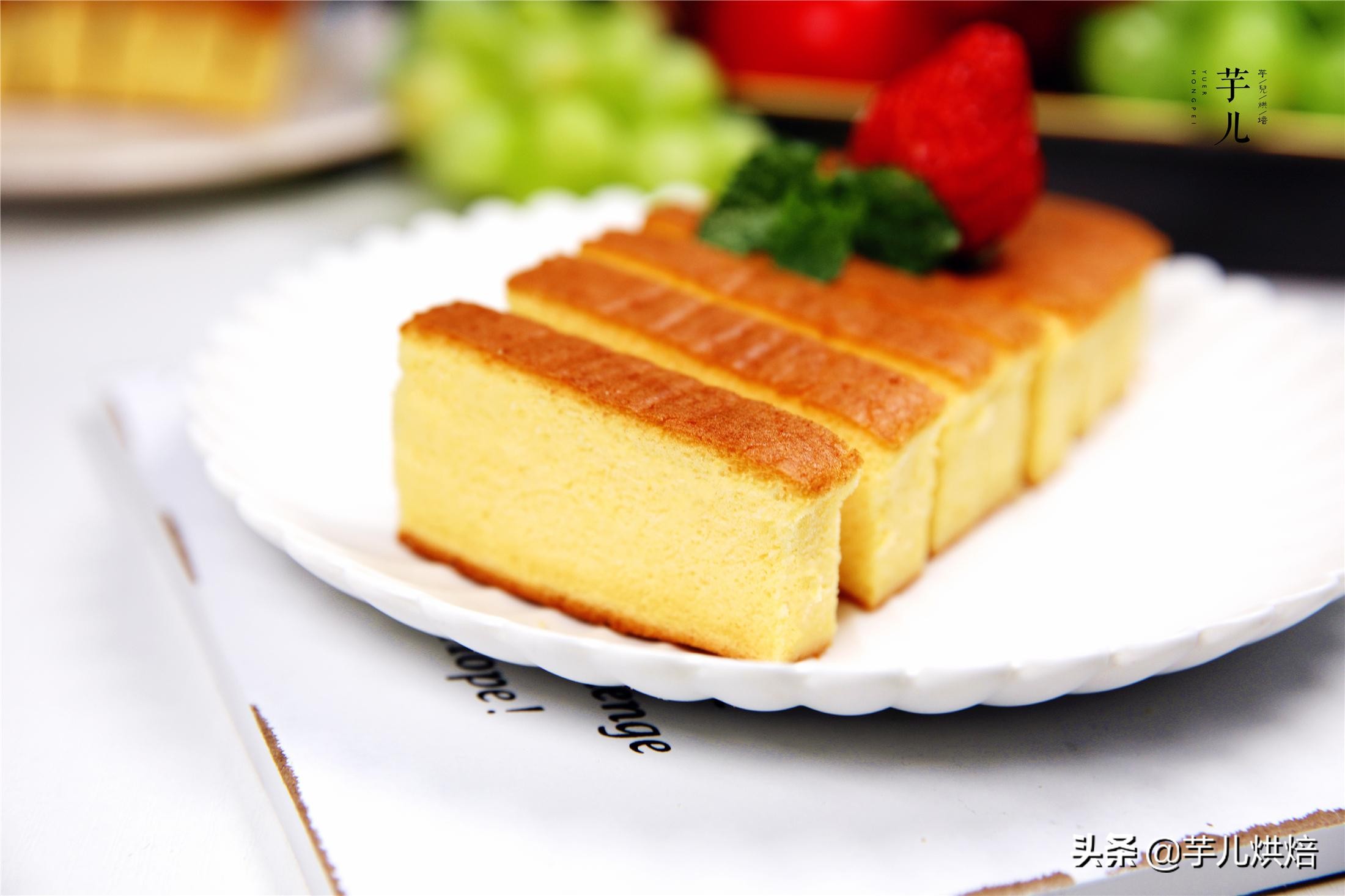 松软的长崎蛋糕,长崎蛋糕正宗做法视频