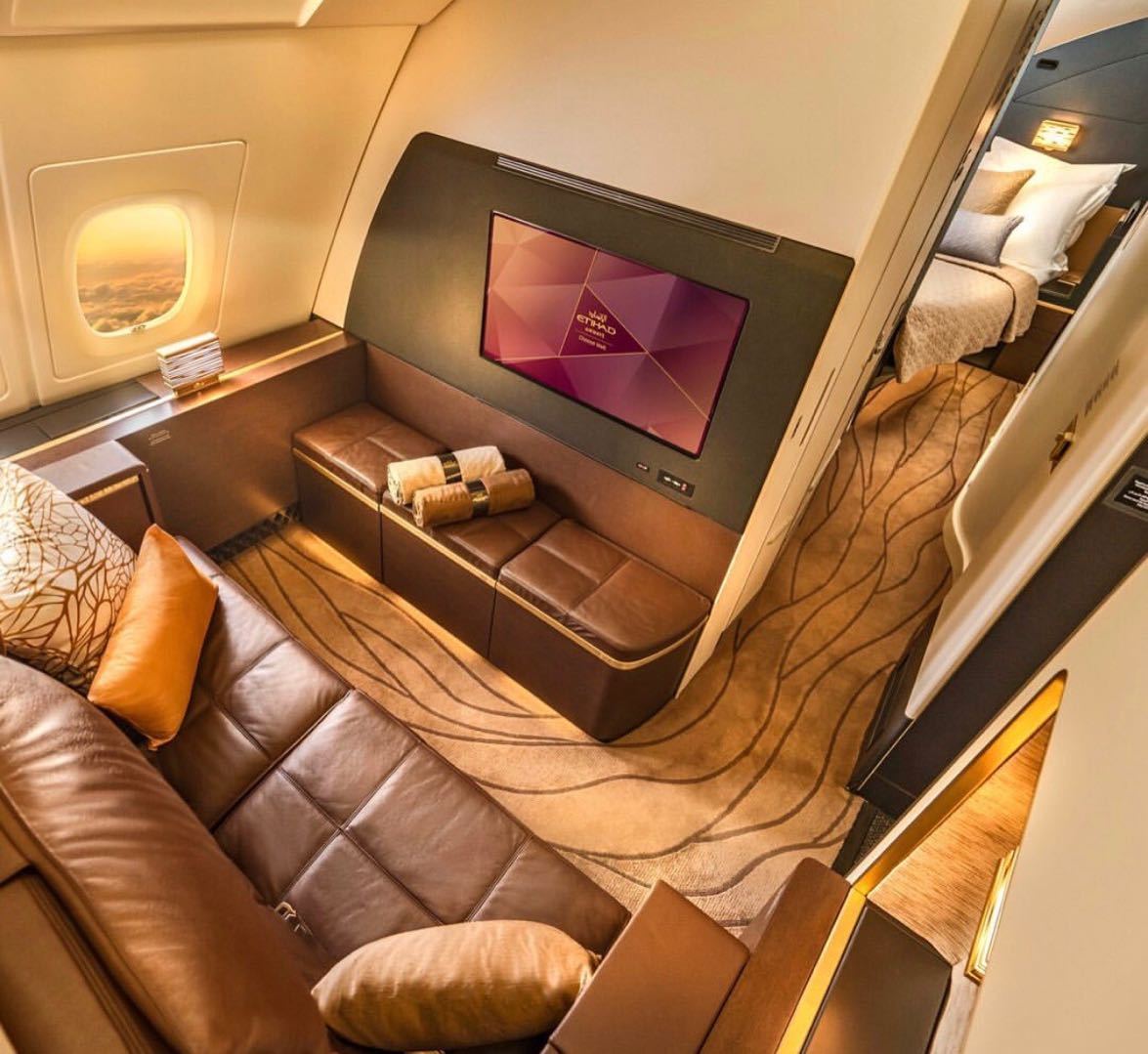 阿提哈德航空a380商务舱,阿提哈德a380头等舱体验