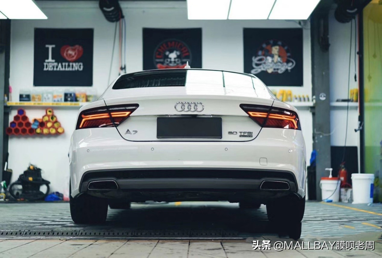 奥迪a7 亮黑tpu车衣 (奥迪a7贴车衣会防太阳晒吗)
