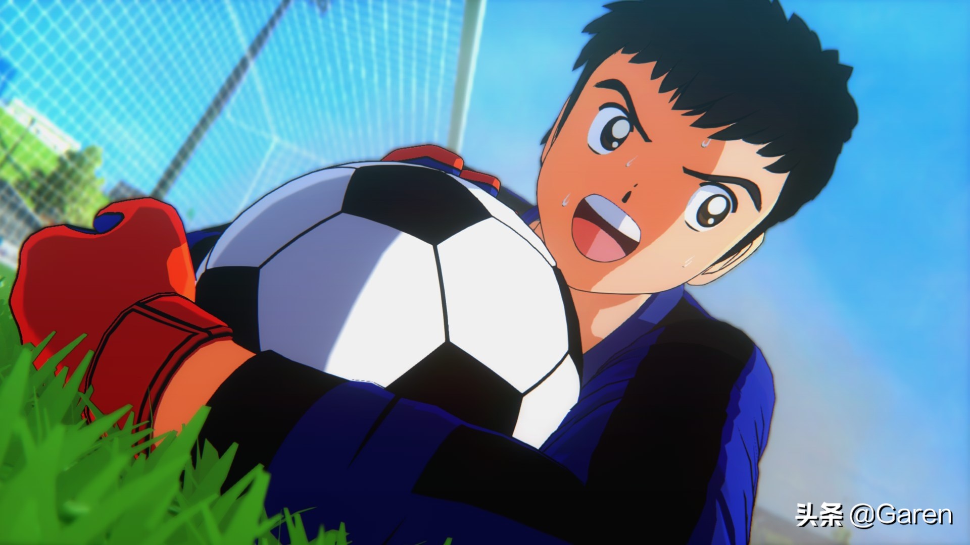 博学多才的足球小子,天空飞翔的男孩