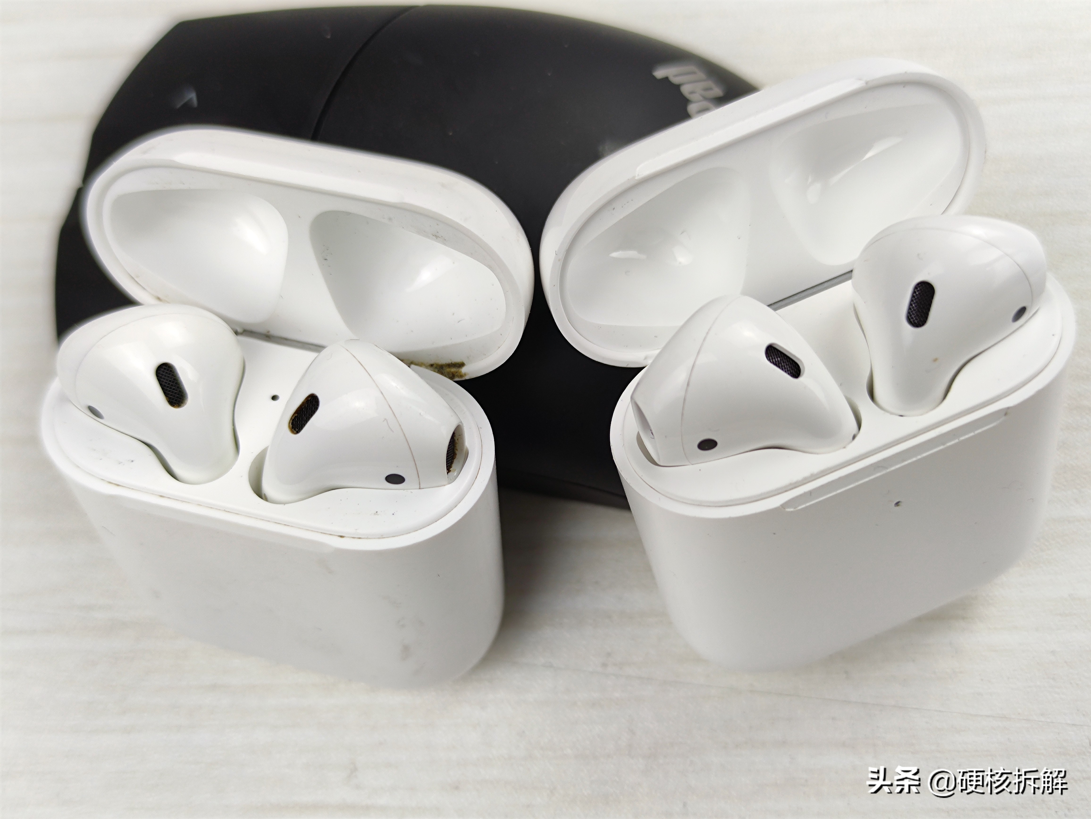拆解苹果airpods和华强北airpods,华强北苹果耳机airpods拆解视频