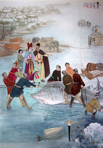 春水秋山，从辽代捺钵看，一个没有宫墙束缚，四时迁徙的契丹王庭