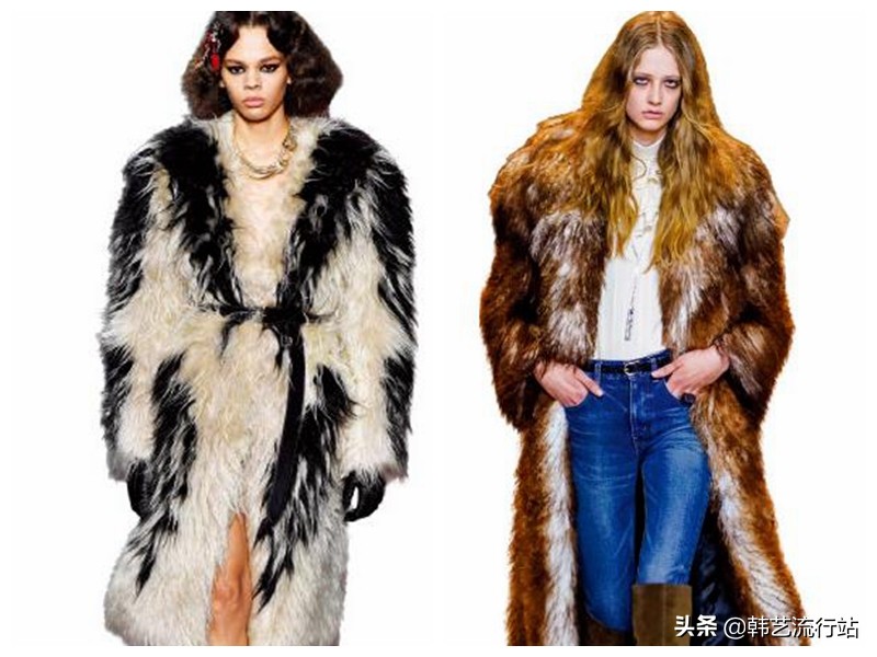 今年最火的仿皮草外套,穿搭仿皮草