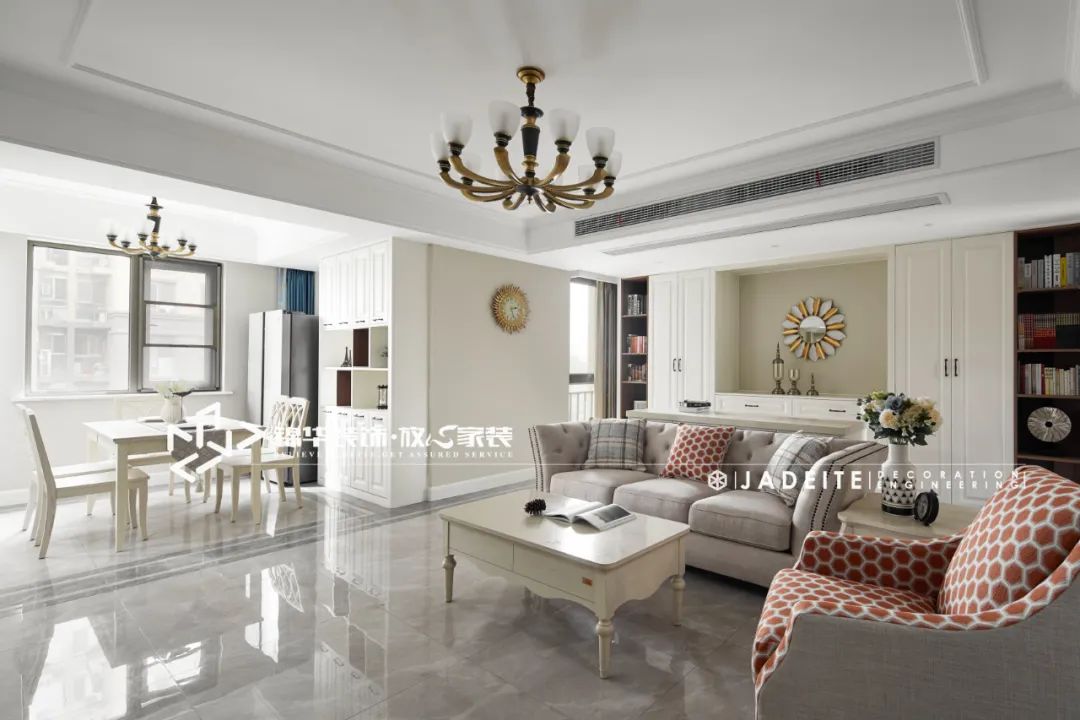 锦华装修美式案例,锦华装修效果图小户型