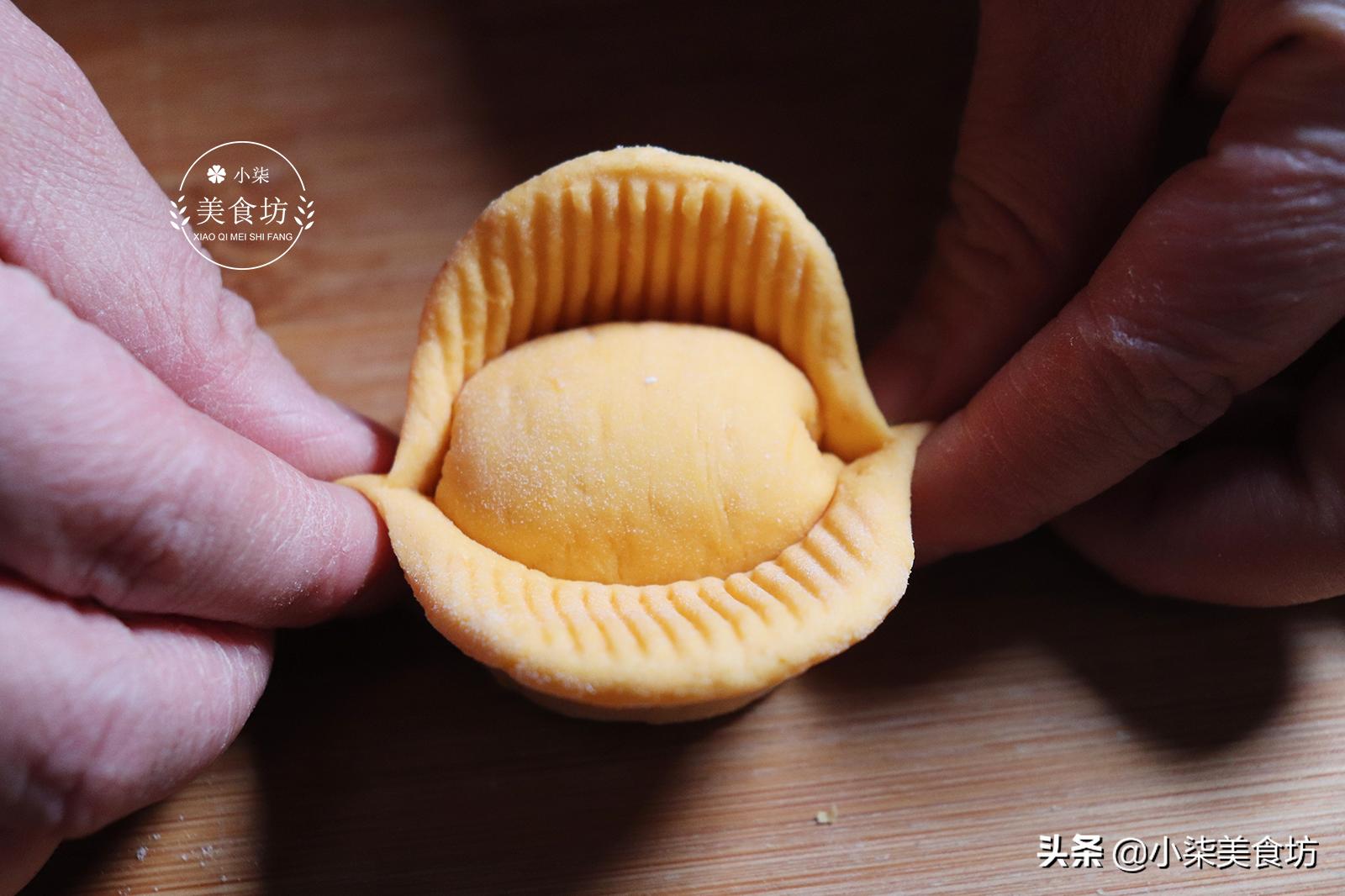 年夜饭必备的金元宝馒头,过年吃的福馒头